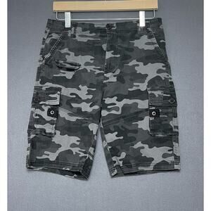Public Supply Co. Camo Cargo Shorts sz 16 boys military utility streetwear urban